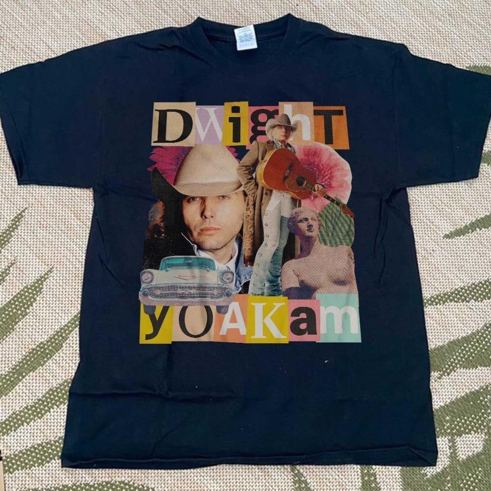 Dwight Yoakam Unisex Black Hip Hop Graphics Shirt